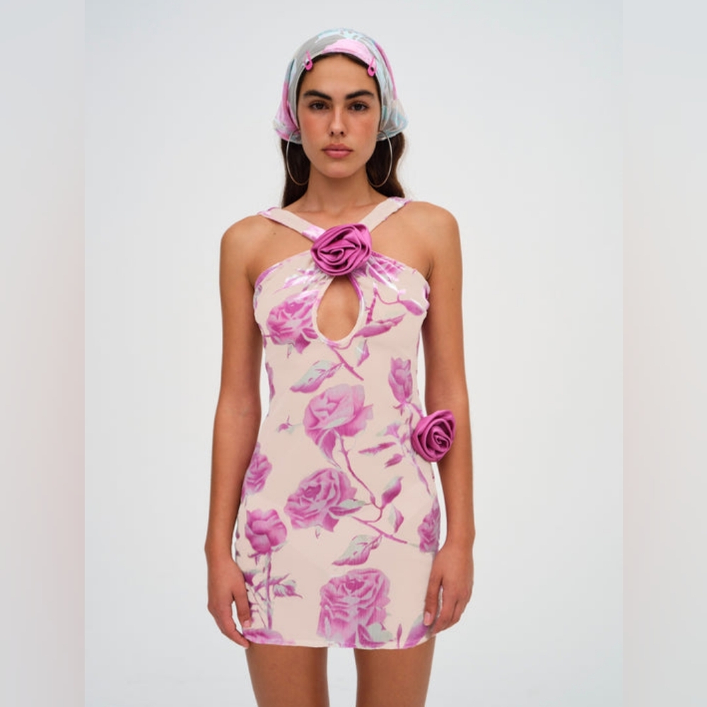 For love & Lemons Brand New Rori Mini Dress Medium